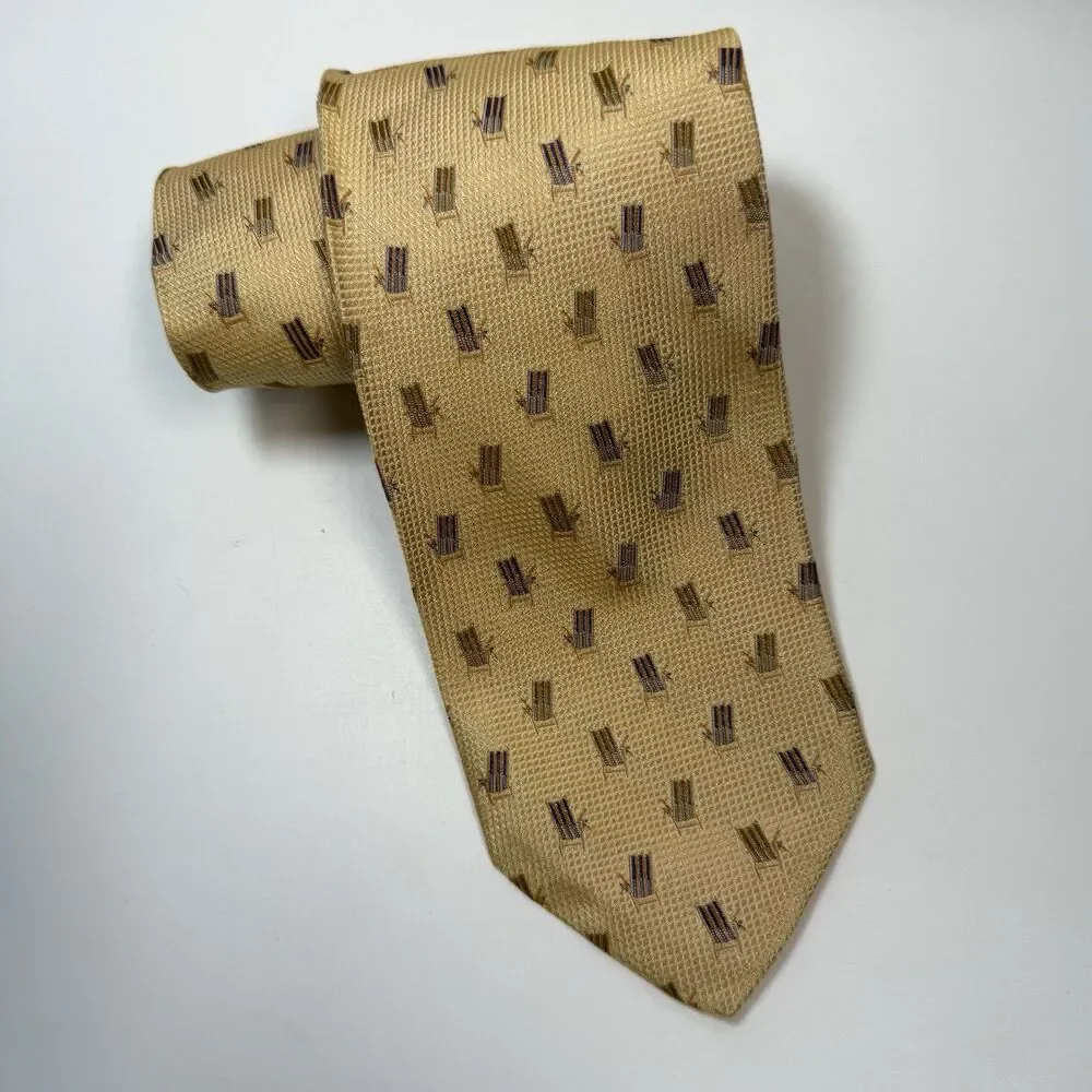 Off Island By Tommy Bahama Beach Chair Print 100% Silk Neck Tie